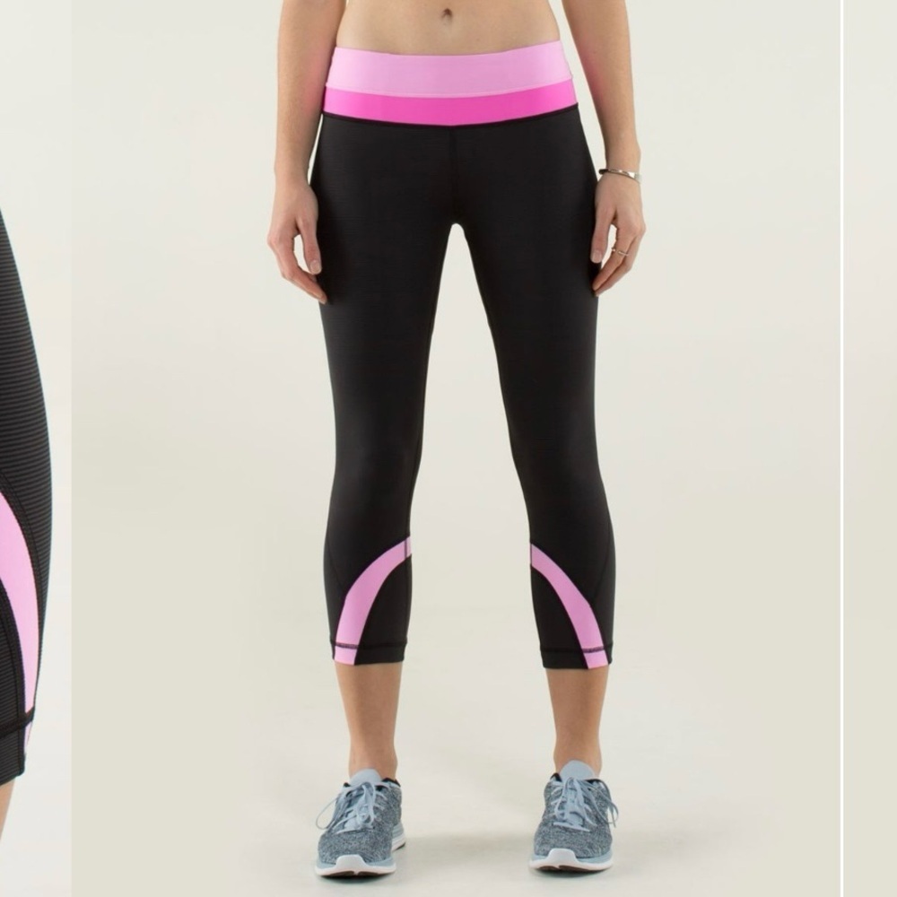Lululemon Run: Inspire Crop II Allux Size 8 Women’s Running Sporty Workout - Picture 2 of 16